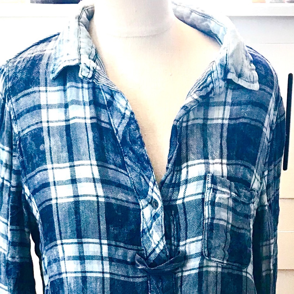 NEW- Vintage Havana “The Plaid Combo” Top